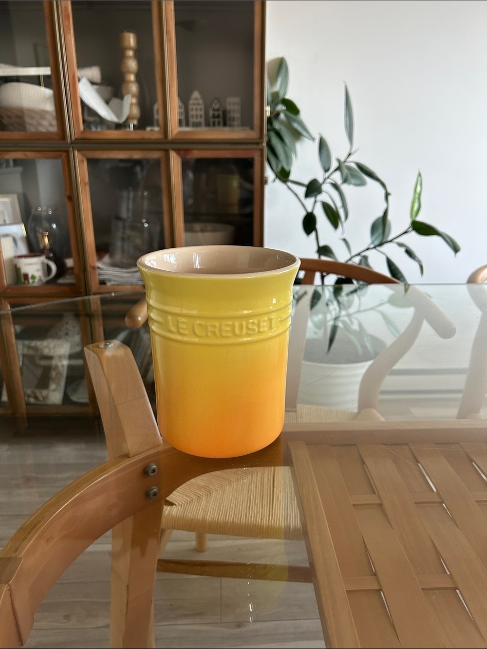 Le Creuset Yellow Ombre Utensil Holder
